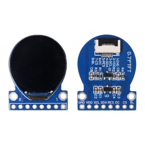 0.71寸TFTLCD屏GC9D01SPI