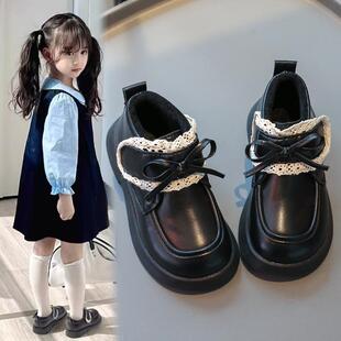 女童靴子2025秋冬季新款儿童中大童公主短靴宝宝加绒马丁靴保暖鞋