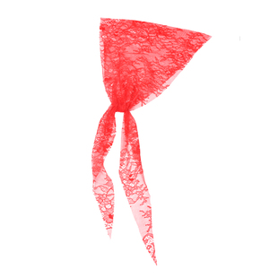 Glee rainbow热红超薄透视性感毛边蕾丝三角巾围巾丝巾头巾