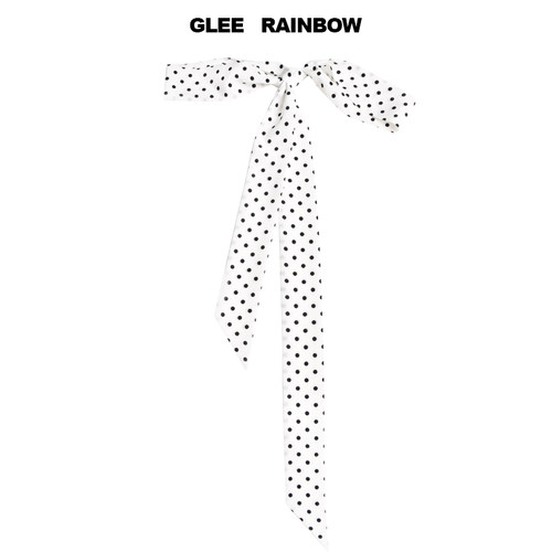 Gleerainbow波点甜美轻薄丝巾