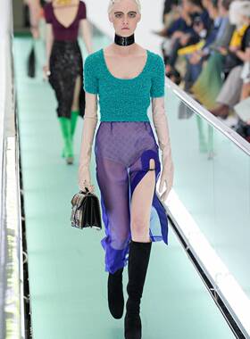 黑色羊漆皮CHOKER项圈