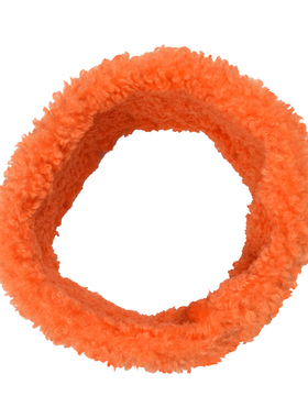 GLEE RAINBOW 橙色剪羊毛仿皮草发套 发带 围脖