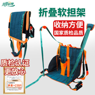 简易折叠担架轮椅医用家用担架抬人上楼用老人多功能移位器便携式