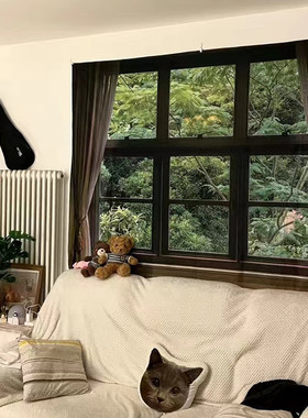 假窗户风景挂布魔术贴款不打洞