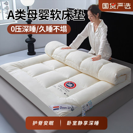 床垫软垫家用卧室宿舍学生单人双人可折叠榻榻米垫子不塌陷不变形