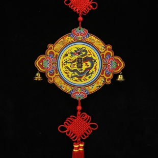 2026马年新年装饰木质龙福牌挂件中国结室内客厅卧室门墙大挂饰