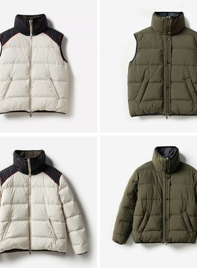 *WYR06112 L*PMitty北国雪山双面穿匈牙利95白鹅绒羽绒服马甲