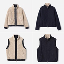 WWT08296 拥抱温暖立领双面双穿牛仔摇粒绒短外套马甲女 茉莉雅集