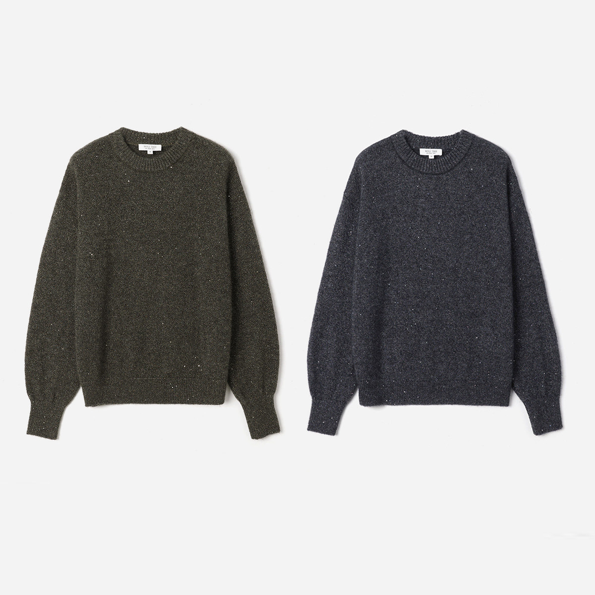 WZT08369 茉莉雅集 璀璨星河珠片羊毛羊绒含金银丝圆领针织套衫,女装/女士精品,毛针织衫,淘宝优惠券,粉丝福利购,淘宝优惠卷