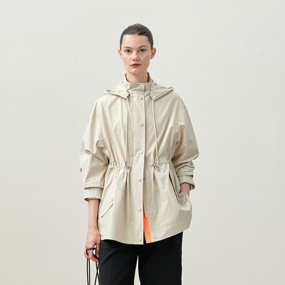 *WWT07225茉莉雅集M0ncl*r防水压胶休闲户外连帽外套短风衣日本料
