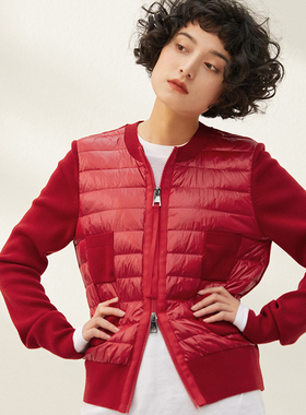 *WYR05048 茉莉雅集 M0ncl*r全羊毛针梭相拼可追溯90白鹅绒羽绒服