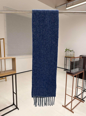 WWJ09021 茉莉雅集 软糯保暖绵羊毛马海毛羊驼毛混纺流苏围巾女