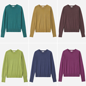 四季 WZT05342 解放双手可机洗精纺全羊毛140s缤纷多色入针织套衫