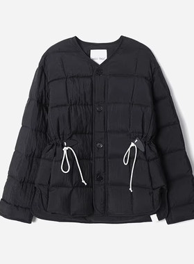 *WYR06092 茉莉雅集 J*S日本料珍珠光泽含桑蚕丝95白鹅绒羽绒服