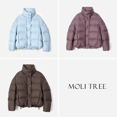 WYR08071 茉莉雅集 云感泡芙轻暖不压身冬季小火炉95白鹅绒羽绒服