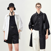 WWT08086 H家意大利纸感匹马全棉加密防风纸片人风衣外套镇店