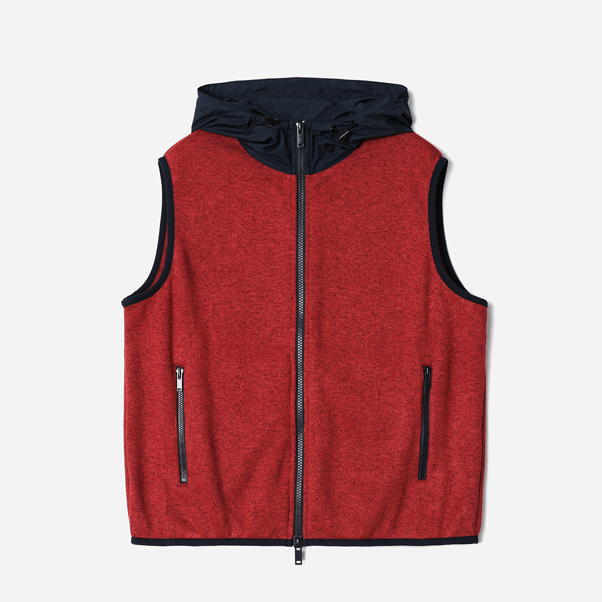 *WWT05274 茉莉雅集 复古户外休闲暖阳颗粒绒连帽保暖舒适马甲女