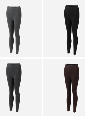 WSP08057 茉莉雅集 提臀显瘦高腰薄绒/厚绒九分瑜伽裤打底裤女