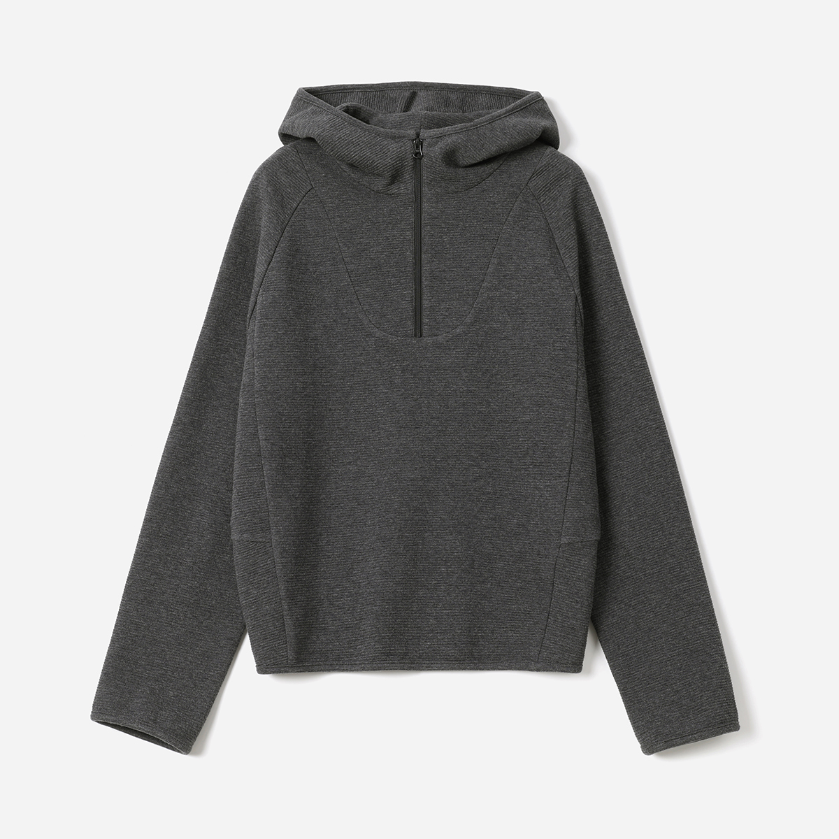 *WWY07053 茉莉雅集 立体瓦楞肌理蓬松空气休闲户外连帽卫衣外套