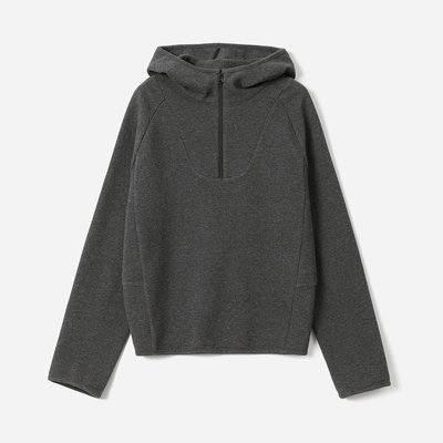 *WWY07053 茉莉雅集 立体瓦楞肌理蓬松空气休闲户外连帽卫衣外套