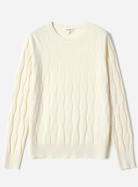 *WZT08270 茉莉雅集 温暖舒适KVSS全羊绒圆领长袖针织套衫毛衣女