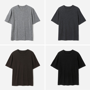 针织套衫 WZT09099 百搭圆领全羊毛短袖 经典 早春女 茉莉雅集