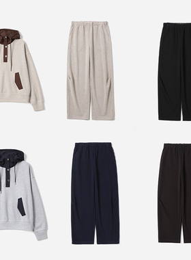 *WKZ08051 茉莉雅集 软糯蓬松保暖醋酸羊毛真丝卫衣香蕉糯米裤