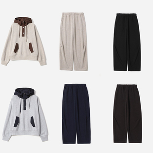 软糯蓬松保暖醋酸羊毛真丝卫衣香蕉糯米裤 茉莉雅集 WKZ08051