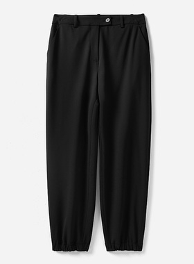 WKZ04262 茉莉雅集 I*C意大利强捻羊毛高腰工装裤萝卜裤女