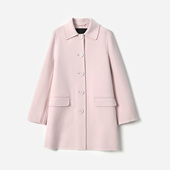 WDY08017 大衣秋冬 P进口羊毛羊绒翻领纽扣长款 茉莉雅集 意大利L