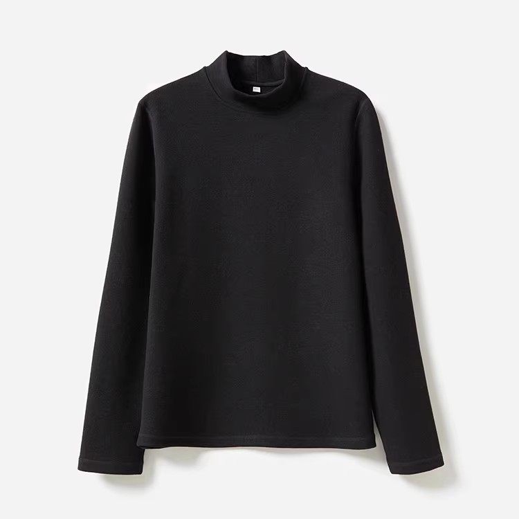MTX06012 茉莉雅集 人手一件锁住温暖加厚高领T恤长袖打底男款