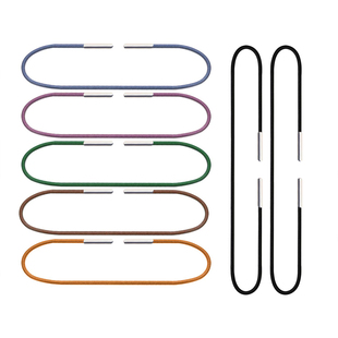 旅行者笔记本全新弹力绳双头尾夹封皮绑绳皮筋绑带TN专用diy配件