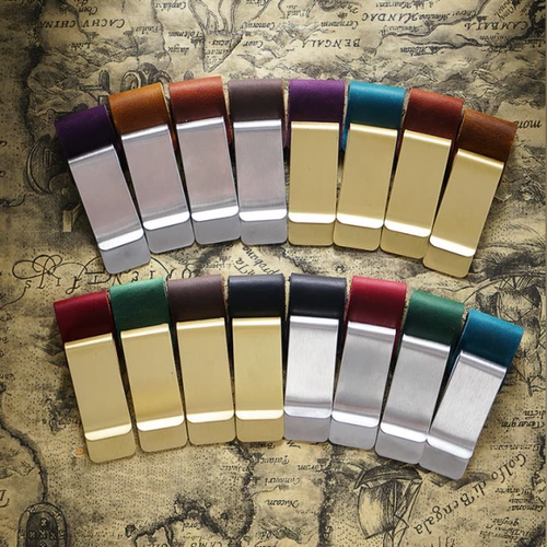 金属钱夹金属皮质复古