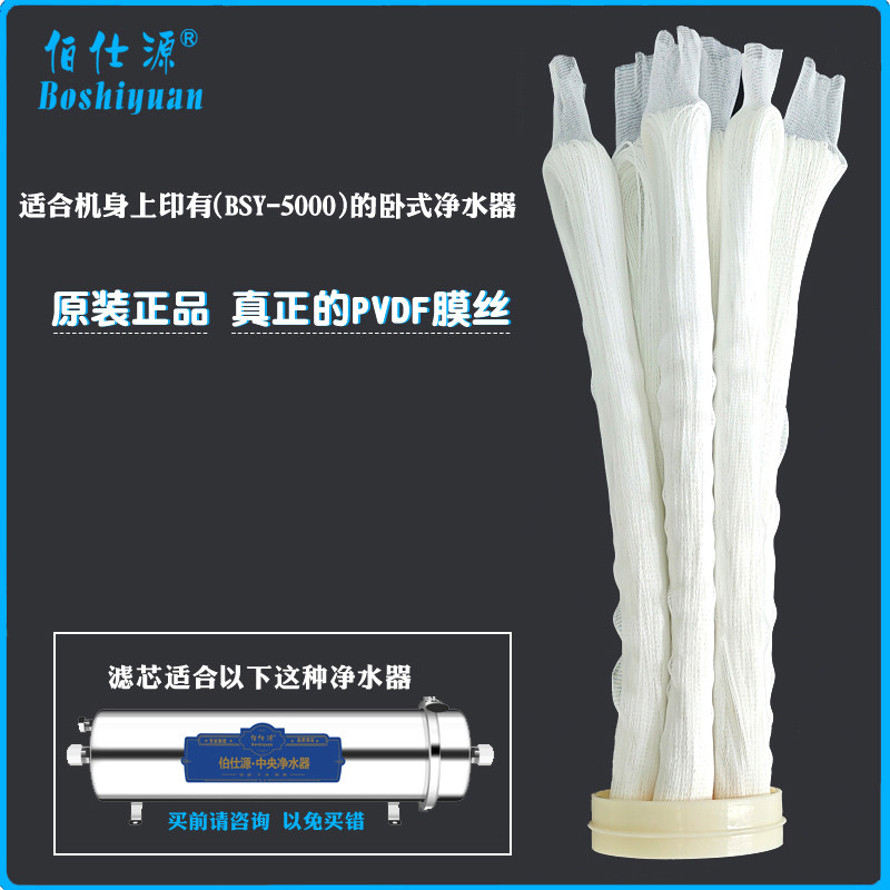伯仕源中央净水器BSY-5000升滤芯外压卧式不锈钢净水机PVDF超滤膜