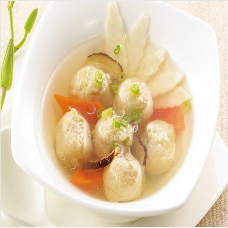 鸿昶食品素食营养放牛吃草纯素牛肉贡丸5斤串烧烤油炸火锅魔芋丸