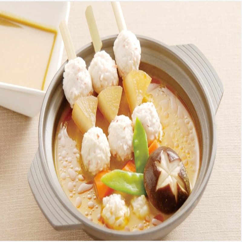 鸿昶食品素食爱之素素虾球2500g5斤大包装素食馆魔芋丸子火锅沙拉