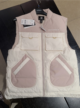 Covnerse/匡威 男子秋冬防风保暖多口袋羽绒马甲 10021979-A02