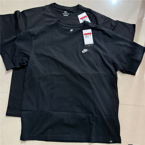 NIKE NSW CLUB MAX 男经典款刺绣logo宽松纯棉短袖T恤 FV0376-010