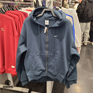 NIKE SOLO SWOOSH 男子重磅宽松男子加厚拉链夹克  FZ1165-478