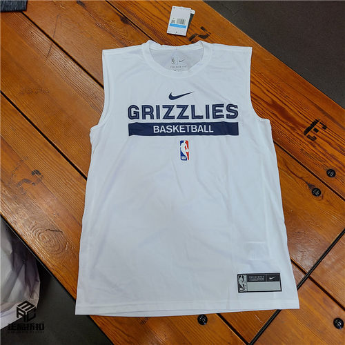 NIKE无袖男子丝杆背心孟菲斯灰熊