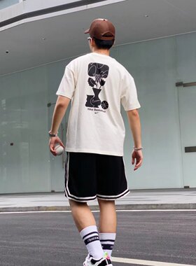 NIKE短袖男子涂鸦小花TEEOCSUS
