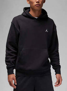 Air Jordan 小LOGO 男子加绒经典款连帽套头加绒卫衣 DQ7467-010