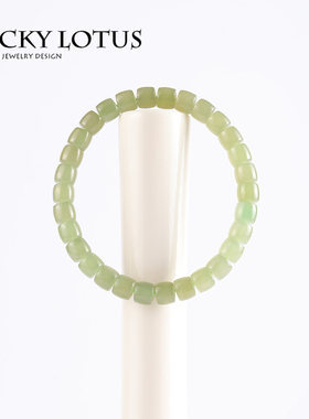 老料俄料碧玉老型珠手链手串包邮