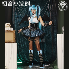 雾都初音小浣熊COS服联动MIKU小恶魔cosplay服装动漫二次元C服女