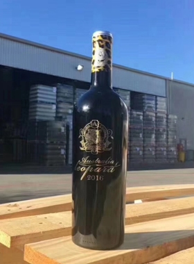 澳洲豹大烤花西拉干红葡萄酒奔富同产区巴罗萨进口原瓶shiraz红酒