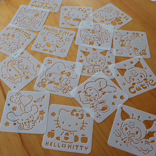 儿童画画模具镂空绘画涂鸦diy