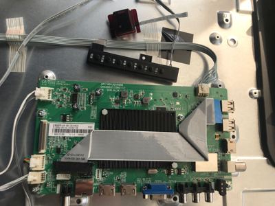 485长虹55U1主板JUC7.820.00141998送按键接收板 屏C550U16-E2-H