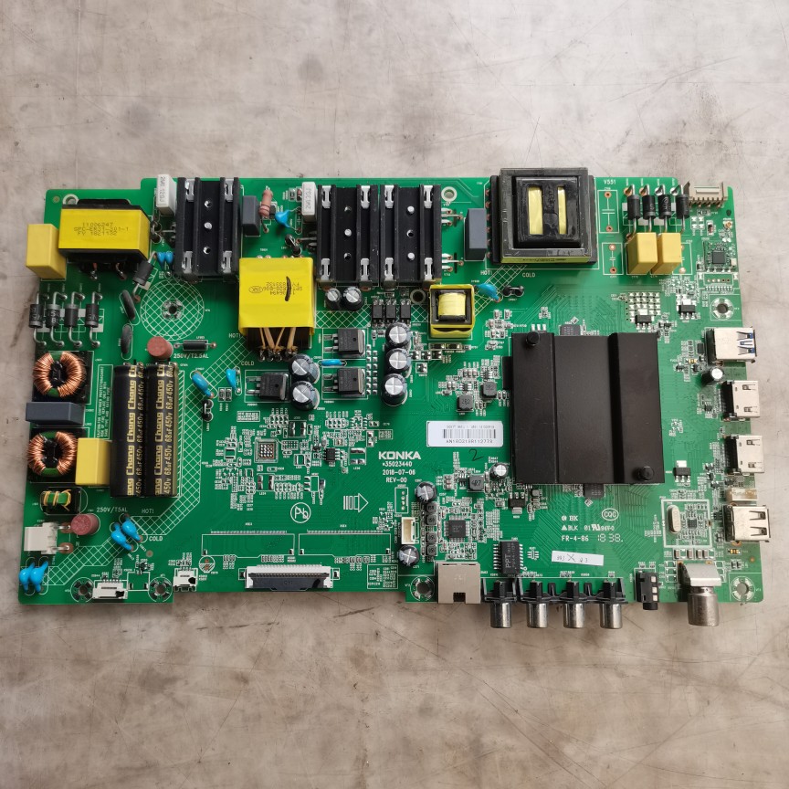 原装康佳主板 B65U LED65D6 LED65X1 35023440 屏 1939YT