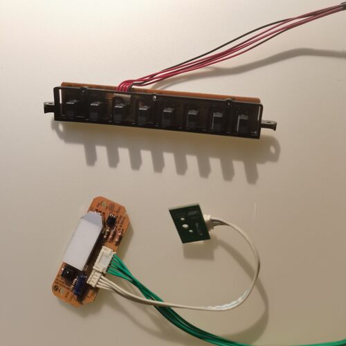 创维42L02RF 原装开关按键板 接收控制板 5800-D42L02-G000一套