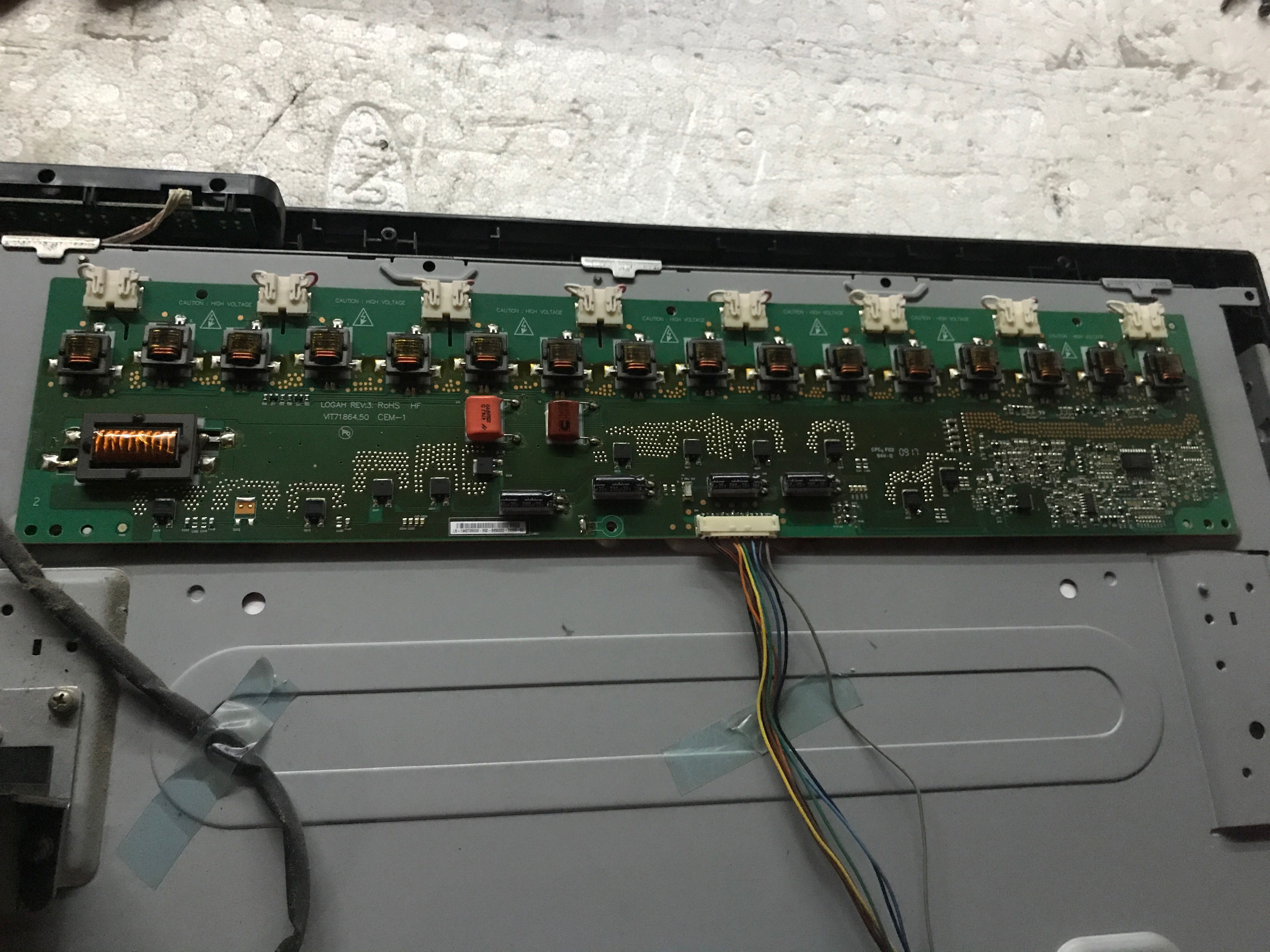 原装T420HW04 长虹LT42876FHD高压板 VIT71864.50 CEM-1（478）